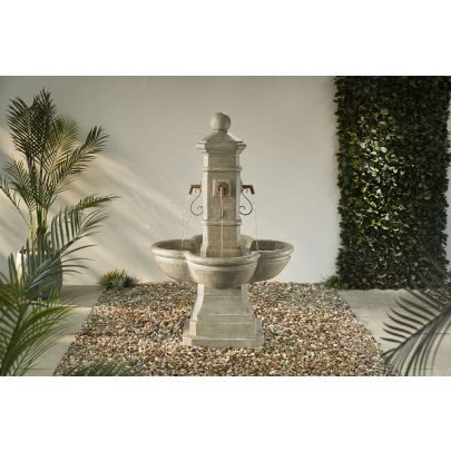 Courtyard Contemporary Solar Water Feature