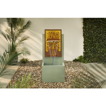 Quercus Modern Metal Water Feature