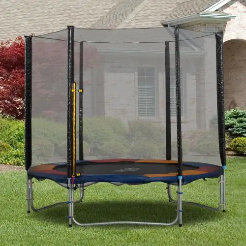  10ft Trampoline Net Replacement Enclosure, Black