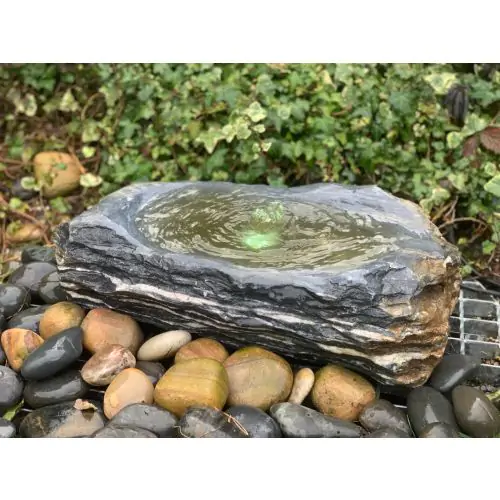 Eastern Black Angel Babbling Fountain (17x35x35) Solar Water Feature