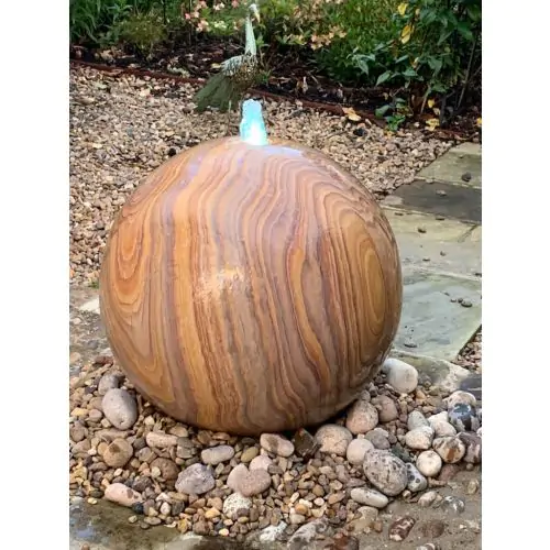 Eastern Rainbow Sandstone Sphere (40x40x40) Water Feature