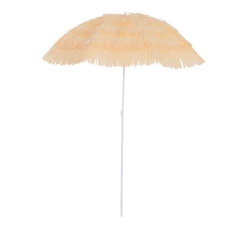 Outsunny Patio Garden Hawaii Beach Sun Umbrella Sunshade Hawaiian Folding Tilting Parasol-Yellow