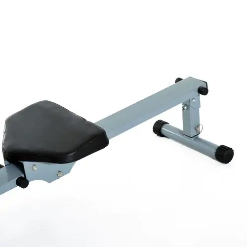  Rowing Machine Rower Workout Trainer W/ Monitor-Grey/Black