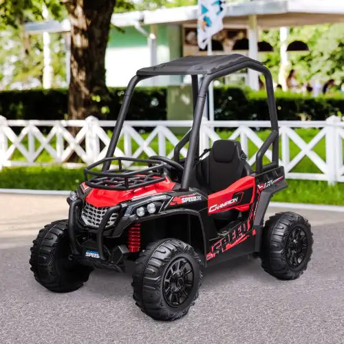  12V Kids Electric Ride On Car Off-road UTV Toy Remote Control for 3-8 Yrs