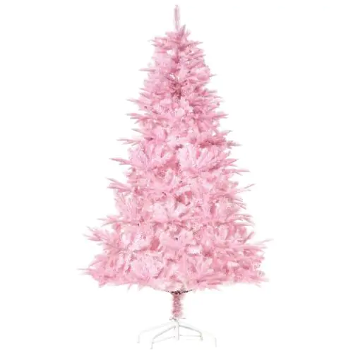  6FT Pop-up Artificial Christmas Tree Xmas Holiday Tree Decoration Party Pink