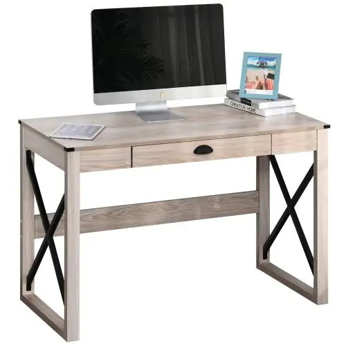  Particle Board Steel Enforced Home Office Desk