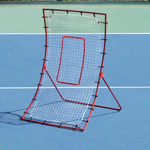  Steel Frame Adjustable 5-Angle Rebounder Goal Red/White