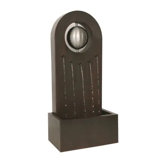 Rappallo Zinc Metal Modern Metal Water Feature