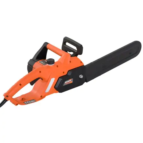 DURHAND Electric Chainsaw, 2000 W, 40 cm Blade, Corded Aluminium-Orange