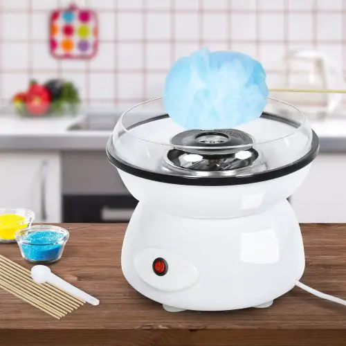  450W Non-Stick Stainless Steel Candyfloss Machine White