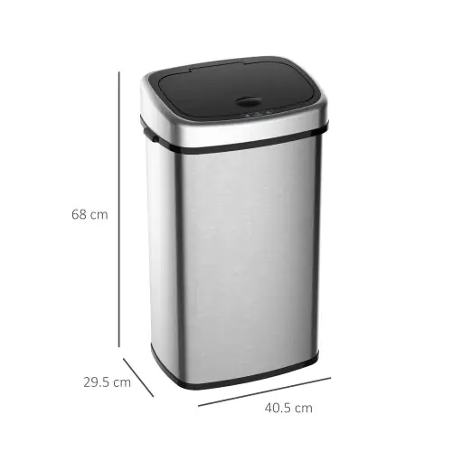  Sensor Bin, Stainless Steel, 48L