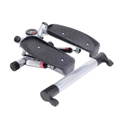  Mini Stepper W/Arm Cord-Black/Silver Grey 