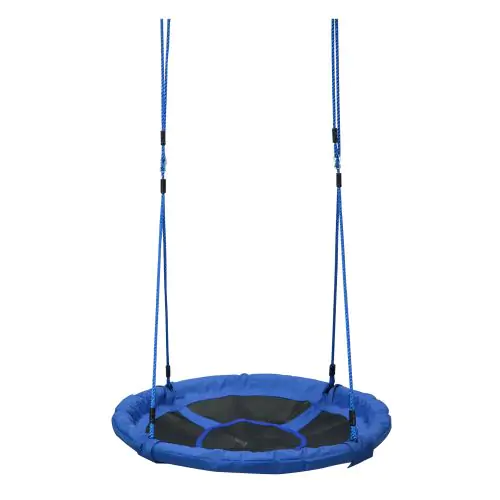  Kids Garden Swing Round Tree Spin, φ100cm-Blue