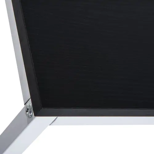  Computer Workstation Metal Frame-White/ Black Colour