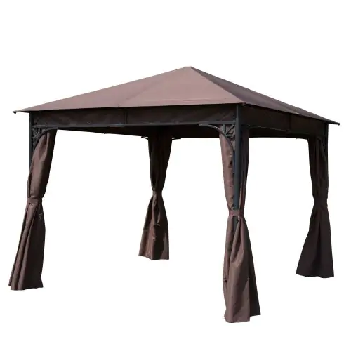 3x3 m Gazebo Pavilion Coffee