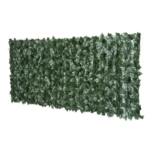 Artificial Leaf Screen Panel 2.4x1 m Dark Green