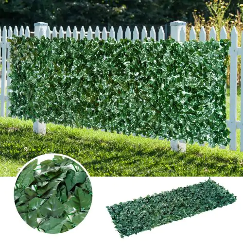 Artificial Leaf Screen Panel 3x1 m Dark Green