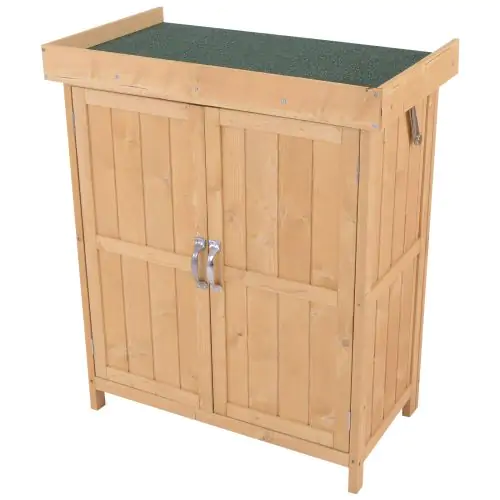 1.4 x 2.4ft Mini Garden Storage Cabinet