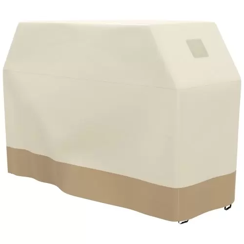 Outsunny 71W x 188Lcm PU Coated Protective Grill Cover Beige