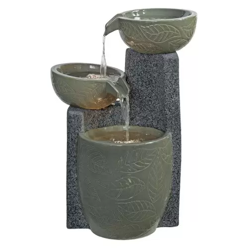 Bearsden Ceramic Fountain Modern Solar Water Feature