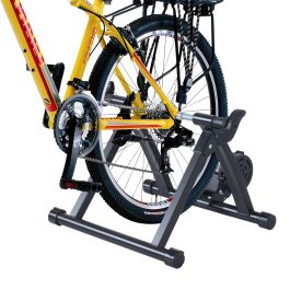 HOMCOM Foldable Indoor Bike Turbo Trainer Black