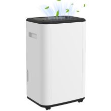 HOMCOM 6000mL Portable Dehumidifier with 24H Timer, 3 Dehumidifying Modes, 20L Day, for Home Laundry Basement