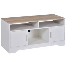  TV Stand with Door Cabinet and Open Shelf for TVs up to 42'' Home Office