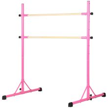 HOMCOM Freestanding Ballet Barre, Height Adjustable Ballet Bar with Non slip Feet, for Home or Studio, Dance and Training Stretching