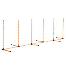  Dog Agility Weave Poles Training Obstacle Course Set Slalom Equipment with Bag