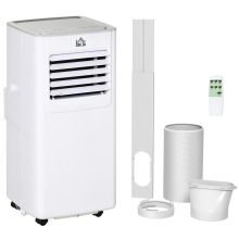 HOMCOM 7000 BTU Air Conditioning Unit, 3 in 1 Portable Air Conditioner, Dehumidifier, Cooling Fan with 2 Speeds, 24H Timer, Remote Control, LED Display, Window Venting Kit, 15m?