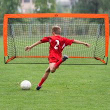  Tetoron Mesh Outdoor Folding Football Goal Orange