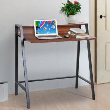  Computer Table, 84Lx45Wx85H cm-Walnut Colour