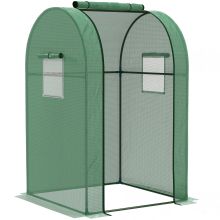 Outsunny 94 x 94cm Mini Portable Greenhouse Green