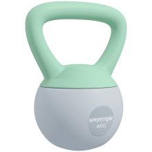 SPORTNOW 4KG Kettlebell, Soft Kettle Bell with Non Slip Handle for Home Gym Weight Lifting and Strength Training