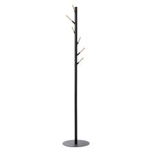  174cm Free Standing Coat Rack Hat Stand Display Garment Holder Hall Tree Black