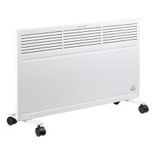 HOMCOM POWER Convector Radiator Freestanding or Wall mounted Heating with 2 Heat Settings Safety Cut Off, White