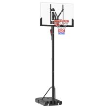 SPORTNOW Six Level Height Adjustable Freestanding Basketball Hoop and Stand with Wheels, 2.35 3.05m