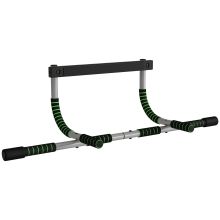 HOMCOM Pull Up Bar for Doorway, Home Fitness Door Horizontal Bar Push up Bar for Indoor Gym Upper Body Workout, Green