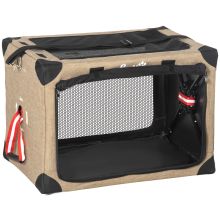 PawHut Foldable Pet Carrier, with Cushion, for Small Dogs and Cats