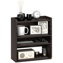 HOMCOM Four Tier Desktop Organiser Dark Brown