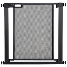 PawHut Dog Safety Gate, for Hallways, Staircases, Doors w Automatic Closing Door Black