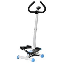 HOMCOM Twister Stepper, Step Machine with Adjustable Resistance, LCD Screen Blue