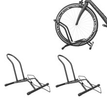 SPORTNOW Bike Floor Stand Set of 2, Portable Bike Rack for 16