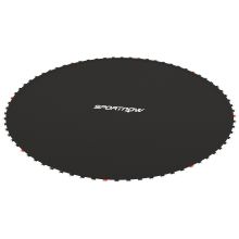 SPORTNOW Trampoline Replacement Mat with Spring Pull Tool, 42 V Hooks, for 8ft Trampoline using 14cm Springs, Black