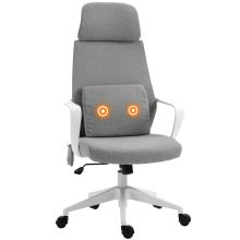 Vinsetto Massage Pillow Office Chair Grey