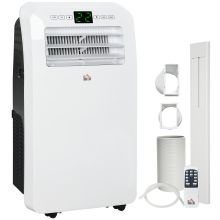 HOMCOM 12,000 BTU Three Mode Portable Air Conditioner White