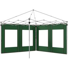 Outsunny Set of Two 295cm Replacement Canopy Walls Green