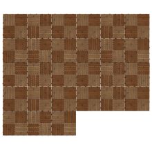 Outsunny 27 Pcs Wooden Interlocking Decking Tiles, 30 x 30 cm Anti slip Outdoor Flooring Tiles, 0.81? per Pack, All Weather Use for Patio, Balcony, Terrace, Hot Tub, Brown