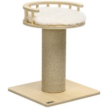 PawHut 52cm Cat Tree, Kitty Activity Centre w Bed, Jute Scratching Post