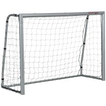 SPORTNOW 6ft x 2ft Football Goal, Football Net for Garden with Ground Stakes, Quick and Simple Set Up